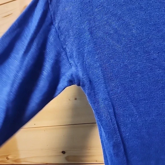 Women's Blue Long Sleeve Top - Picture 4 of 7